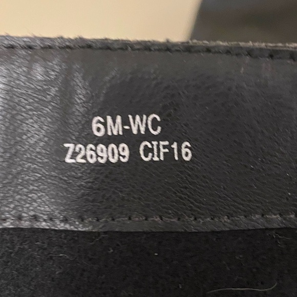 Women’s B.O.C Black Vegan Leather Tall Boots Size 6 - Picture 3 of 8